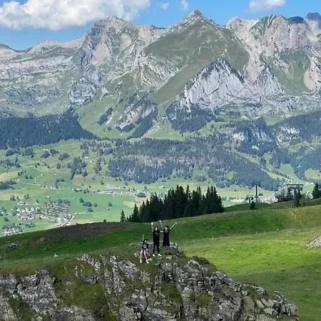 Beautiful On The Piste In Swiss Alps