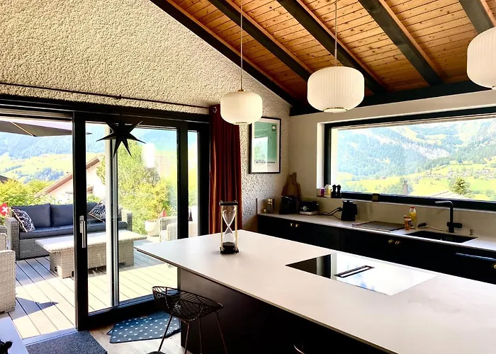 Ski-inout 4br Alpen Chalet, Views & Fire Chalé *